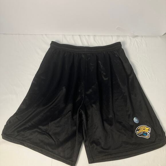 NFL JACKSONVILLE JAGUARS On Field Practice Mesh Nylon Logo Shorts 9" Size XL NEW - Picture 1 of 6